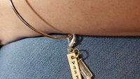 Pro-Vaccination "Vaxxed AF"  Hand Stamped Clasp Charm